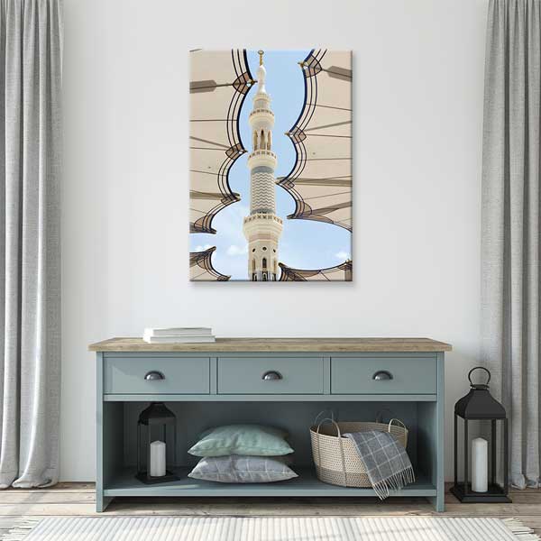 Medine Mescid-i Nebevi Minare Kanvas Duvar Tablosu – 10920