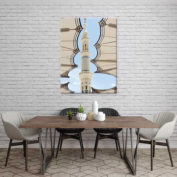 Medine Mescid-i Nebevi Minare Kanvas Duvar Tablosu – 10920