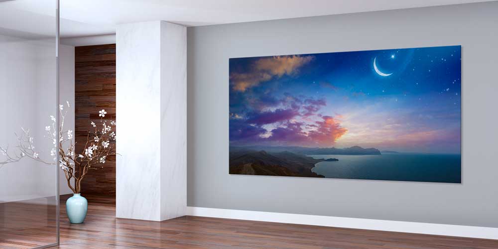 Hilal ve Deniz Manzaralı Büyük Ebatlı Duvar Dekoru 11436