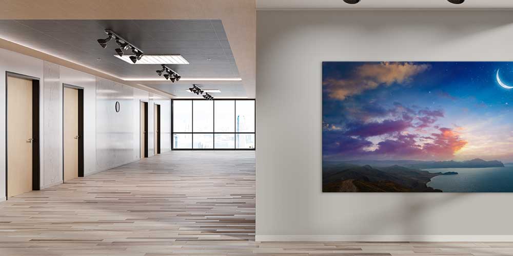 Hilal ve Deniz Manzaralı Büyük Ebatlı Duvar Dekoru 11436