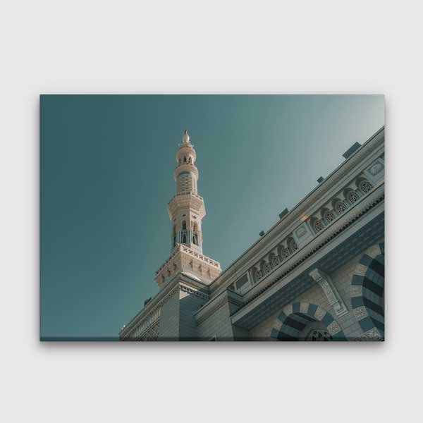 Medine Mescid-i Nebevi Minare Görünümlü Kanvas Duvar Tablosu – 10904