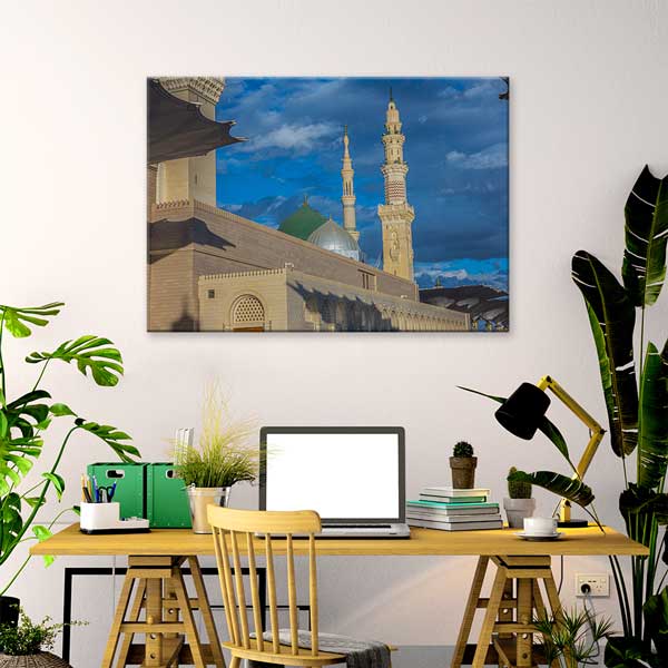 Medine Mescid-i Nebevi Geniş Açı Görünümlü Kanvas Duvar Tablosu – 10905