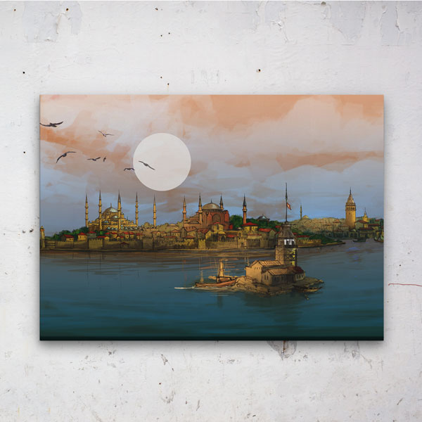 Türkiye Camileri Kanvas Duvar Tablosu – 10907