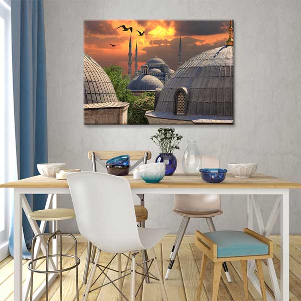 İstanbul Camileri Kanvas Duvar Tablosu – 10913