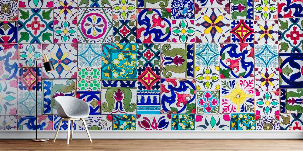 İslam Sanatı Desenli Duvar Kağıdı 6151