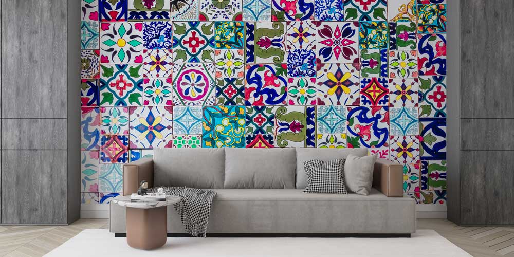 İslam Sanatı Desenli Duvar Kağıdı 6151