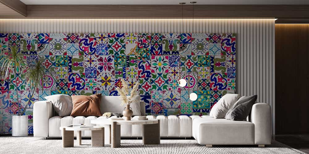 İslam Sanatı Desenli Duvar Kağıdı 6151