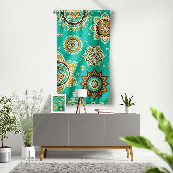 Mandalalı Duvar Flaması 10654