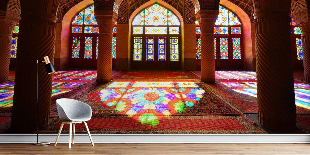 islam-sanati-duvar-dekoru-10423-0 Dünya Camileri Duvar Kağıdı - Nasir el-Mülk Camii Duvar Kaplaması 10423