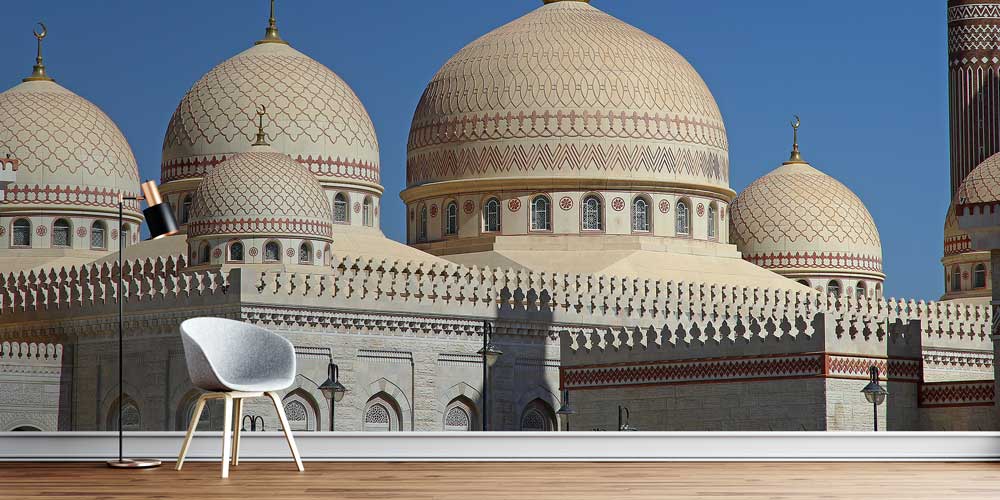 Şeyh Zayed Camii Gece Manzarası Duvar Kağıdı 6159