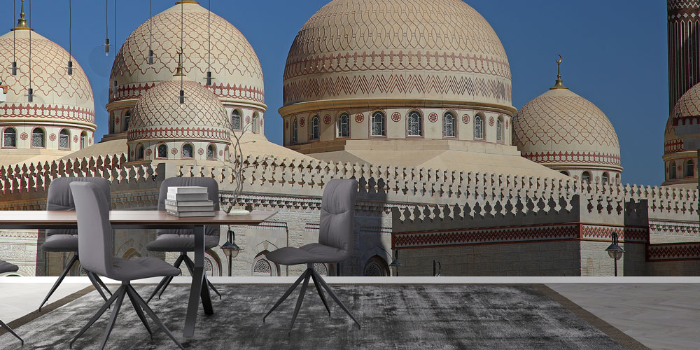 Şeyh Zayed Camii Gece Manzarası Duvar Kağıdı 6159