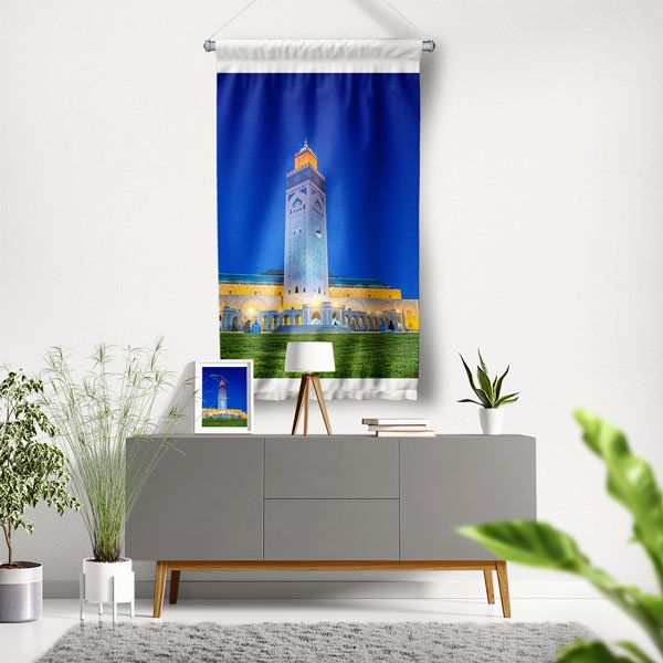 Sultan Qaboos Büyük Camii Duvar Flaması 10682