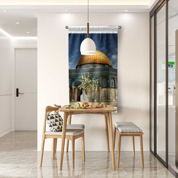 Kudüs Kubbet-üs-Sahra Duvar Flaması 10666