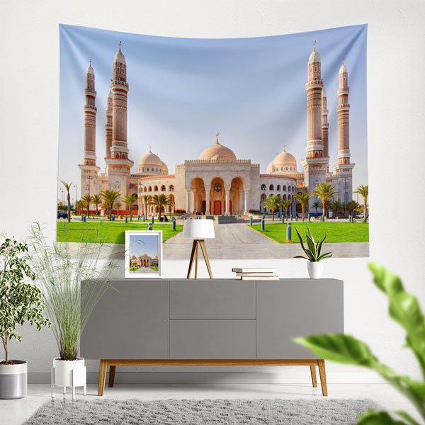 Sana'a El-Salih Camii Duvar Örtüsü 10552