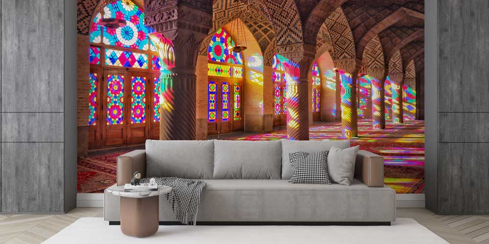 islami-duvar-kagidi-10435-02 Nasır El-Mülk Camii Vitray Duvar Kağıdı 10435