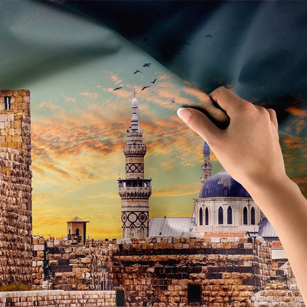 islami-duvar-ortusu-10554-04 Kudüs Şehir Duvarı ve Cami Duvar Örtüsü 10554