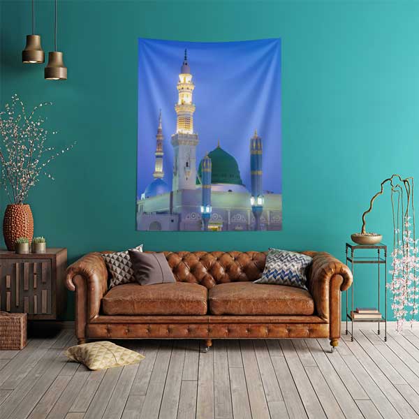 Medine Manzara Temalı İslami Duvar Örtüsü 10633