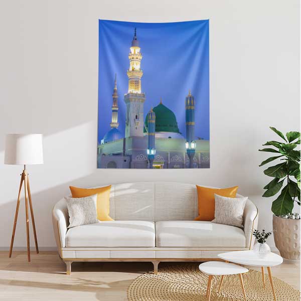 Medine Manzara Temalı İslami Duvar Örtüsü 10633