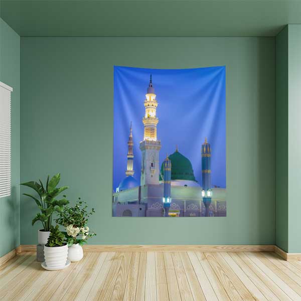 Medine Manzara Temalı İslami Duvar Örtüsü 10633