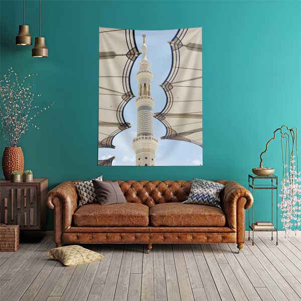 Medine Minare Temalı İslami Duvar Örtüsü 10634