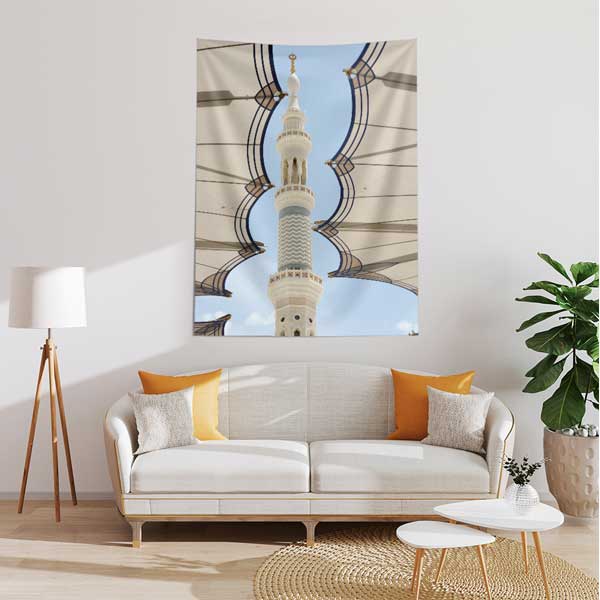 Medine Minare Temalı İslami Duvar Örtüsü 10634