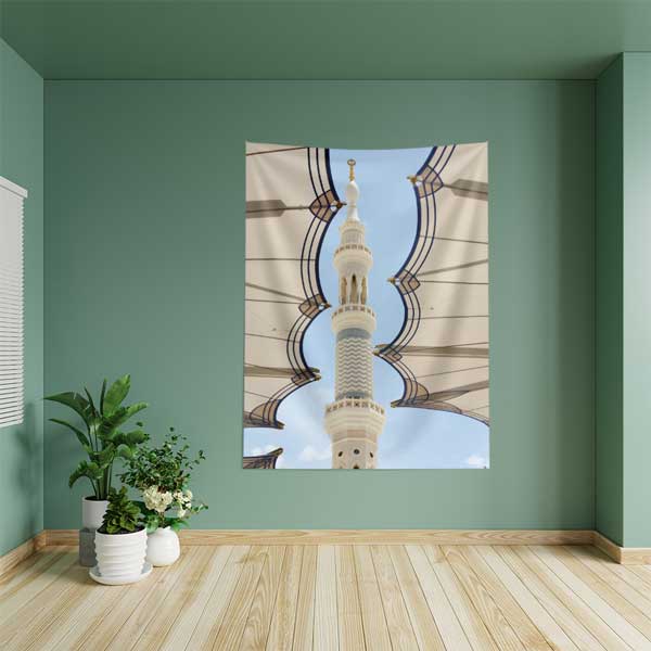 Medine Minare Temalı İslami Duvar Örtüsü 10634