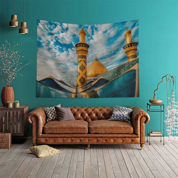 islami-duvar-sanati-10558-01 İmam Ali Külliyesi Altın Kubbe Duvar Örtüsü 10558