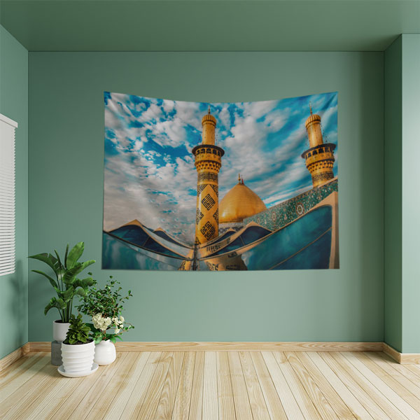 islami-duvar-sanati-10558-03 İmam Ali Külliyesi Altın Kubbe Duvar Örtüsü 10558
