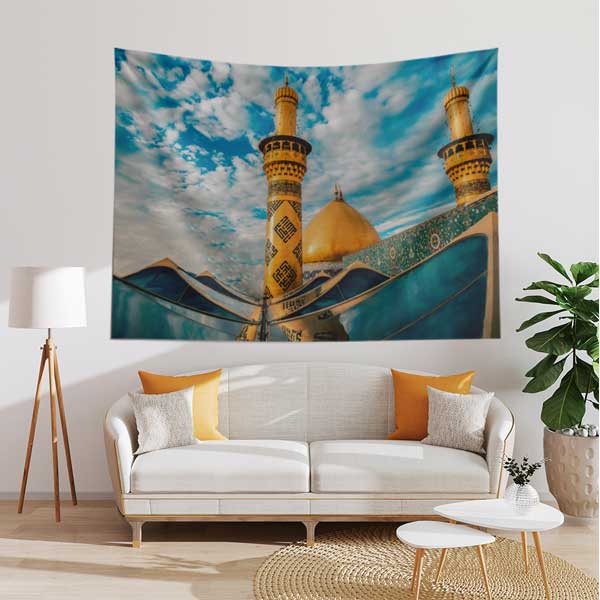 islami-duvar-sanati-10558-04 İmam Ali Külliyesi Altın Kubbe Duvar Örtüsü 10558