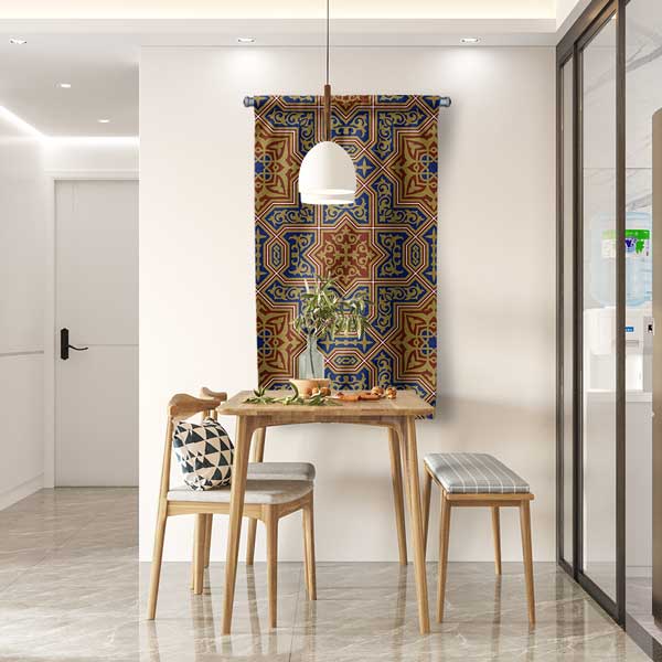 İslami Desen Duvar Flaması 10653