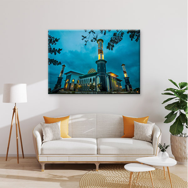 Baiturrahman Camii Temalı Kanvas Tablo – 10785