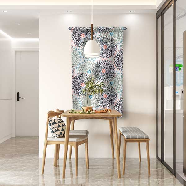 Modern Mandala Desenli Duvar Flaması 10661