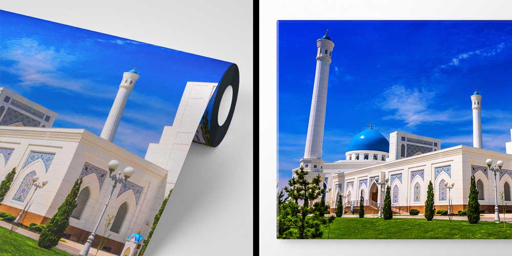 Mavi Kubbeli Özbekistan Cami Duvar Kağıdı 10440