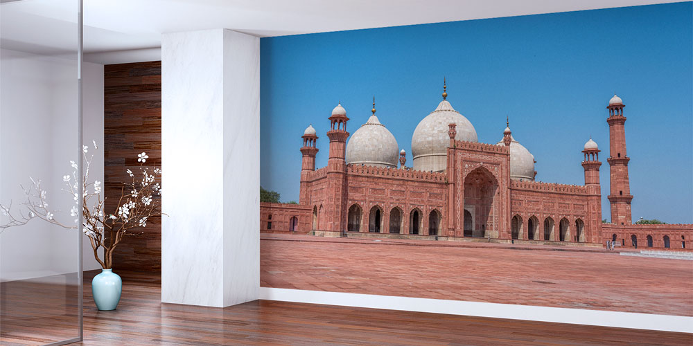 islamic-wallpaper-art-10422-01 Dünya Camileri Duvar Kağıdı - Badshahi Camii Duvar Kaplaması 10422