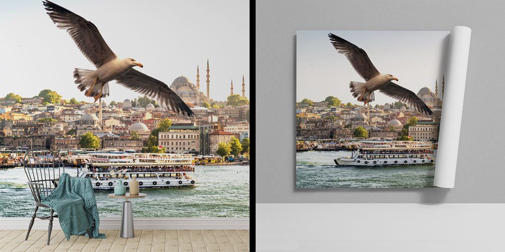 Türkiye Camileri Gece Manzaralı Duvar Kağıdı 6174