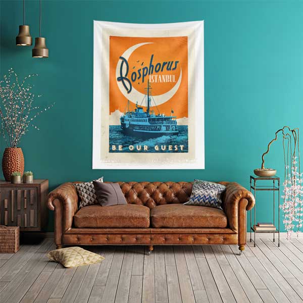 Bosphorus İstanbul Duvar Örtüsü 11838