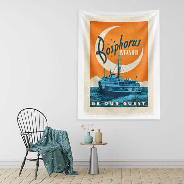 Bosphorus İstanbul Duvar Örtüsü 11838