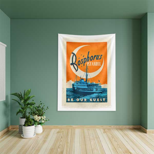 Bosphorus İstanbul Duvar Örtüsü 11838