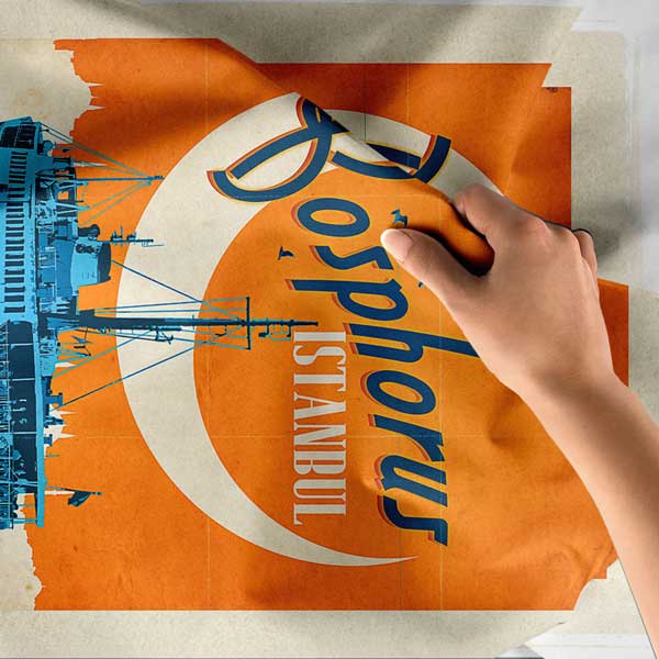 Bosphorus İstanbul Duvar Örtüsü 11838