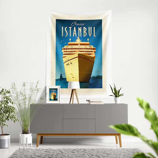 Cruise İstanbul Duvar Örtüsü 11839