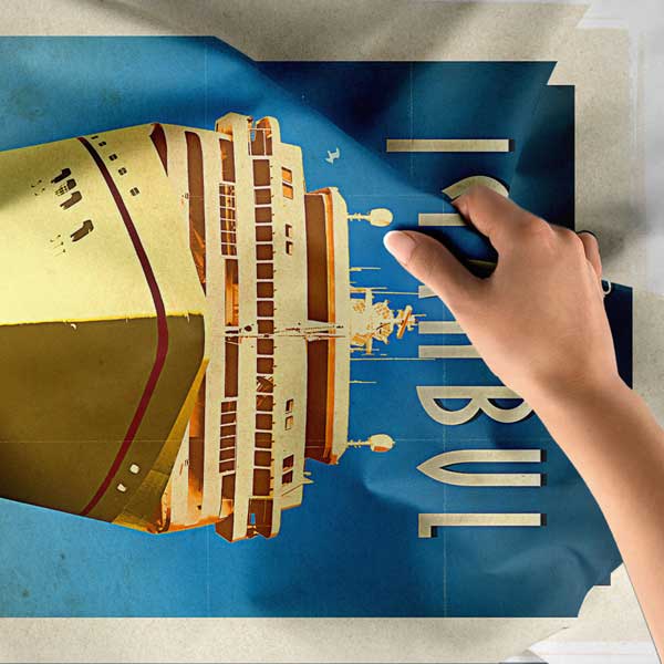 Cruise İstanbul Duvar Örtüsü 11839