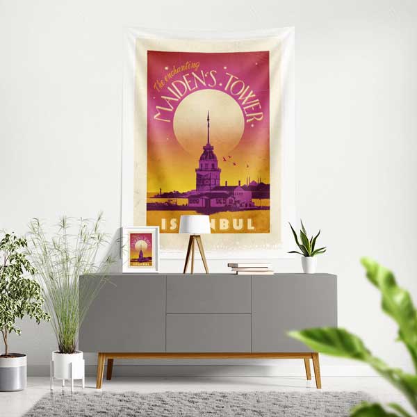 Kız Kulesi Duvar Örtüsü 11842