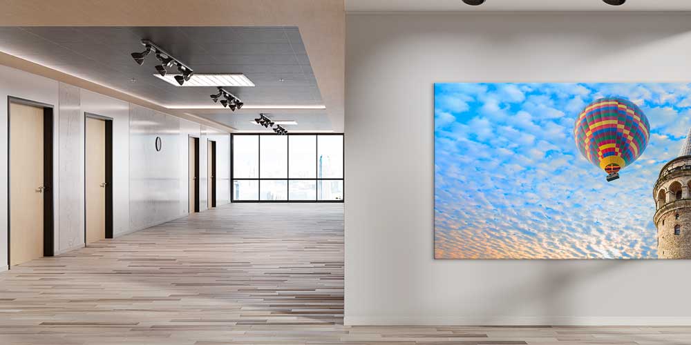 Galata Kulesi ve Sıcak Hava Balonu Manzaralı Büyük Ebatlı Duvar Dekoru 11917