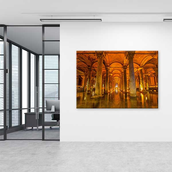 Yerebatan Sarnıcı Mimari Detayları Kanvas Tablo 12076