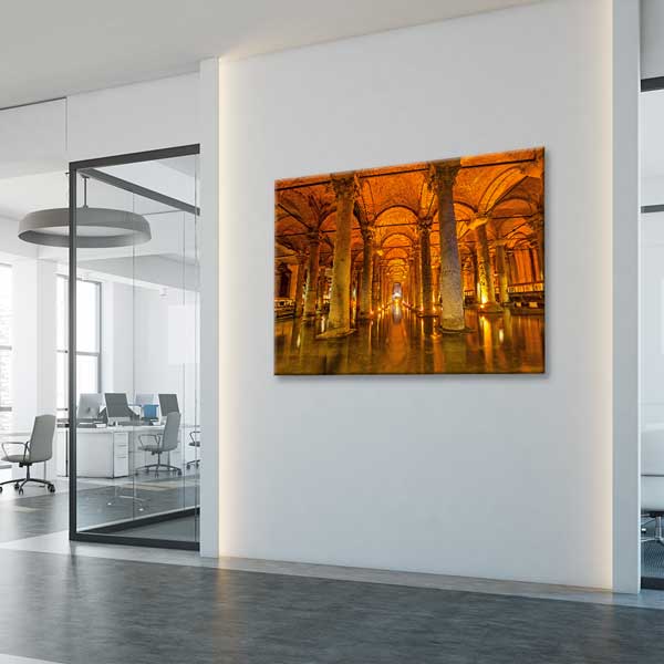 Yerebatan Sarnıcı Mimari Detayları Kanvas Tablo 12076