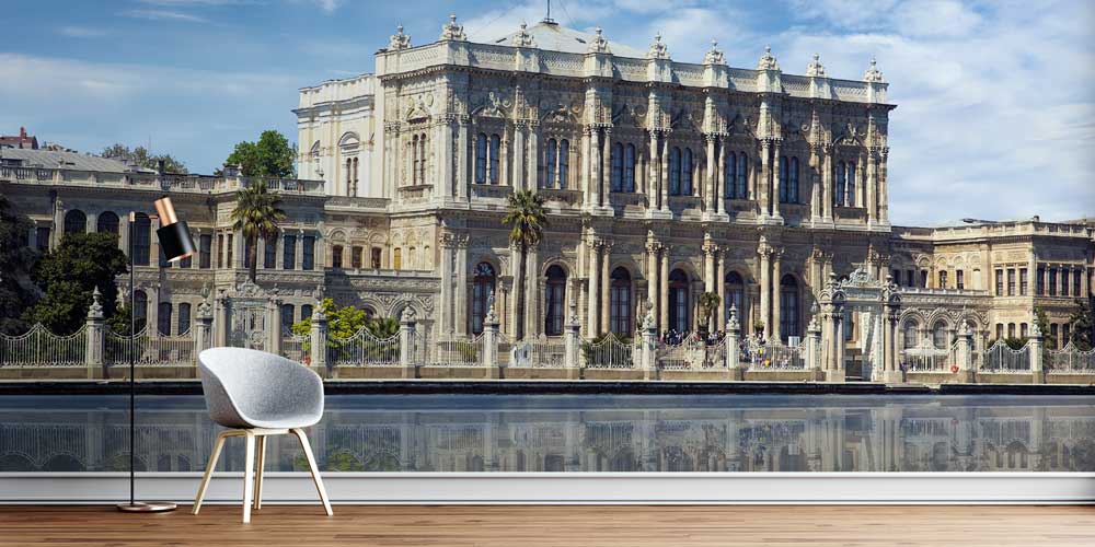 Dolmabahçe Sarayı Boğaz Yansımalı Manzara Duvar Kağıdı 11569
