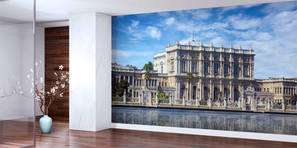 Dolmabahçe Sarayı Boğaz Yansımalı Manzara Duvar Kağıdı 11569
