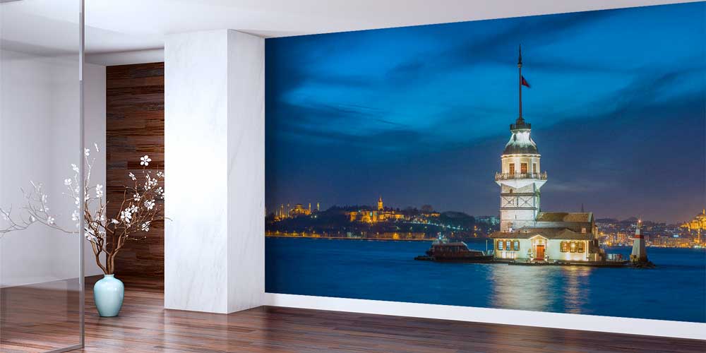 Kız Kulesi Gece Manzarası Duvar Kağıdı 11549