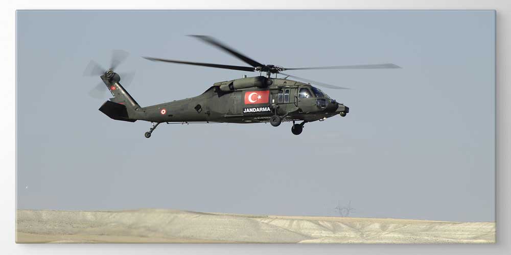 Jandarma Helikopteri Dekoratif Baskı 11346