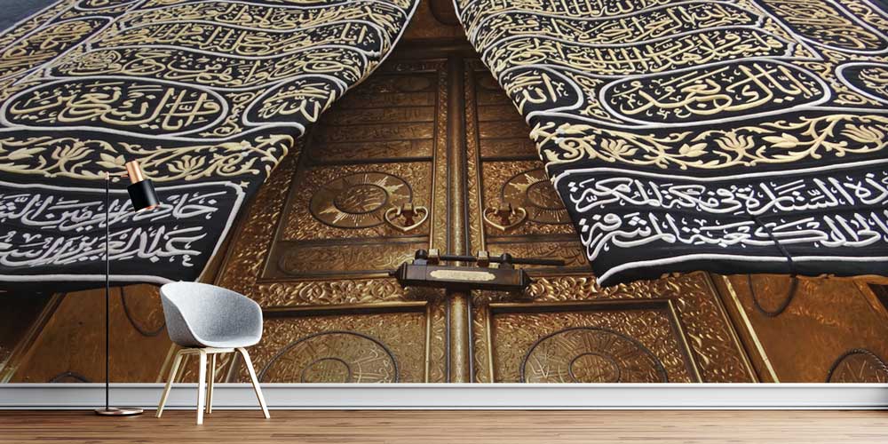Kabe Kapısı ve Kisve Detaylı Duvar Kağıdı ve Duvar Giydirme 10482
